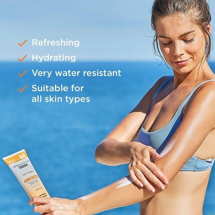 Гель-крем Spf 30 250 мл Охлаждающий и увлажняющий солнцезащитный крем для тела, Isdin — фото 3
