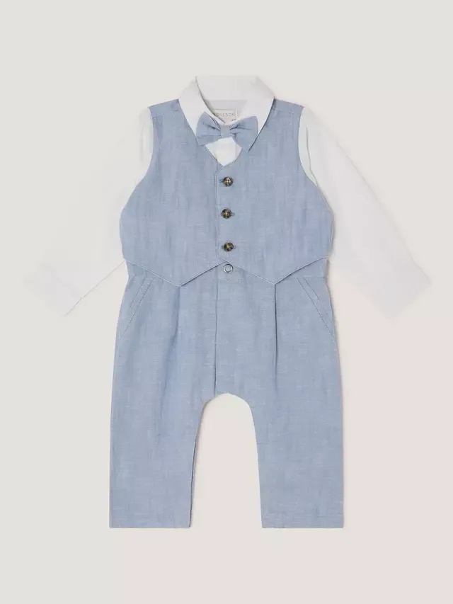Детский комбинезончик Арло для особых случаев Monsoon, Blue