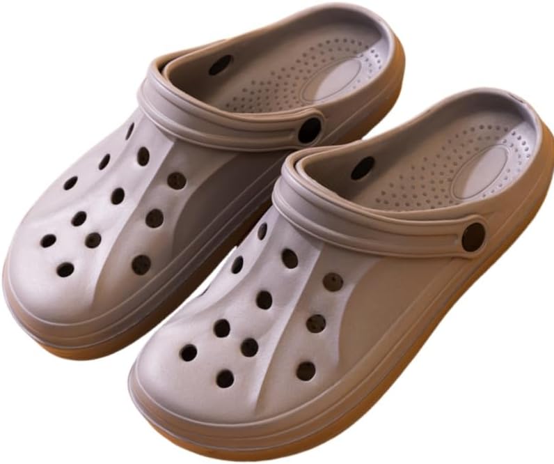 

Мужские тапочки EVA с деревянной подошвой - удобные, противоскользящие и дышащие, серые, синие и черные, подходят для использования дома и на улице, весна/лето Fmshi