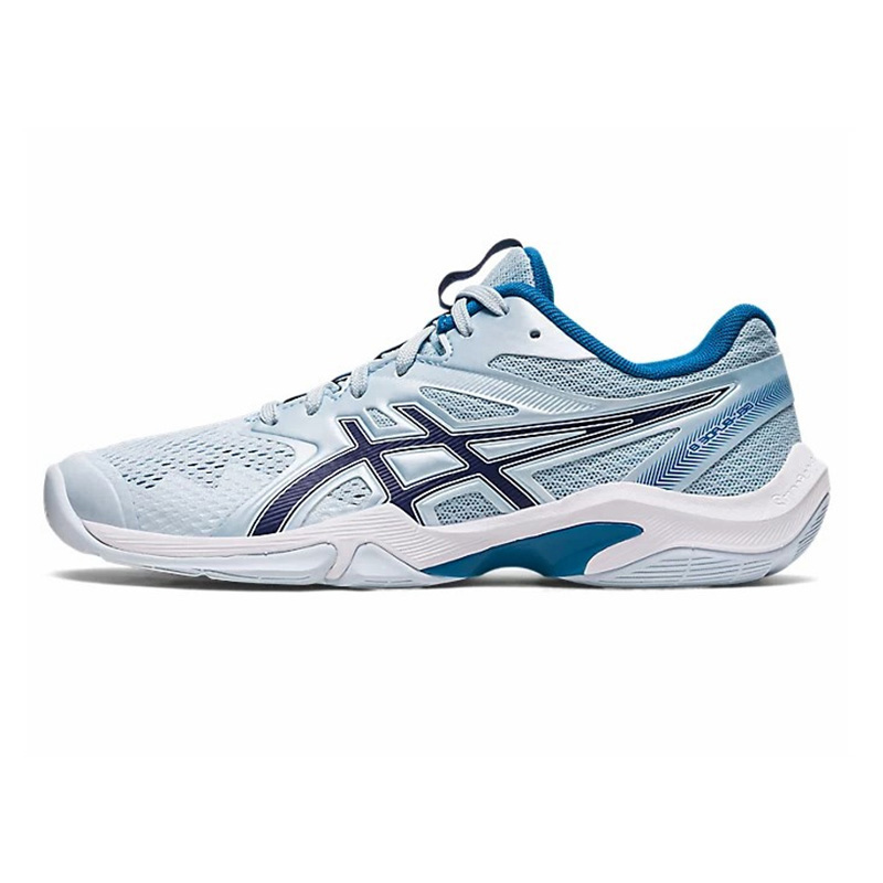 

ASICS Женские кроссовки Gel Blade 8 небесно-индиго синие — светло-синие черные, цвет Light Blue Black