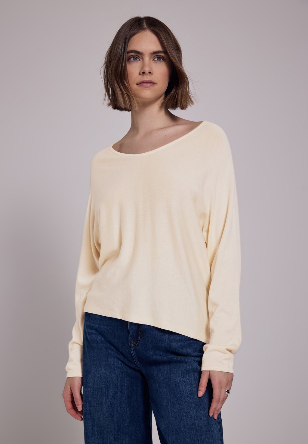 

Джемпер V-NECK Street One Studio, бежевый