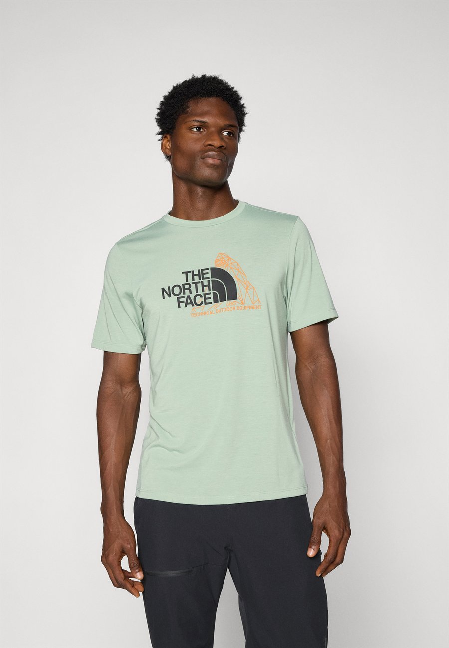 

Спортивная футболка The North Face MOUNTAIN FOUNDATION TEE GRAPHIC, Slate Moss/Light Green