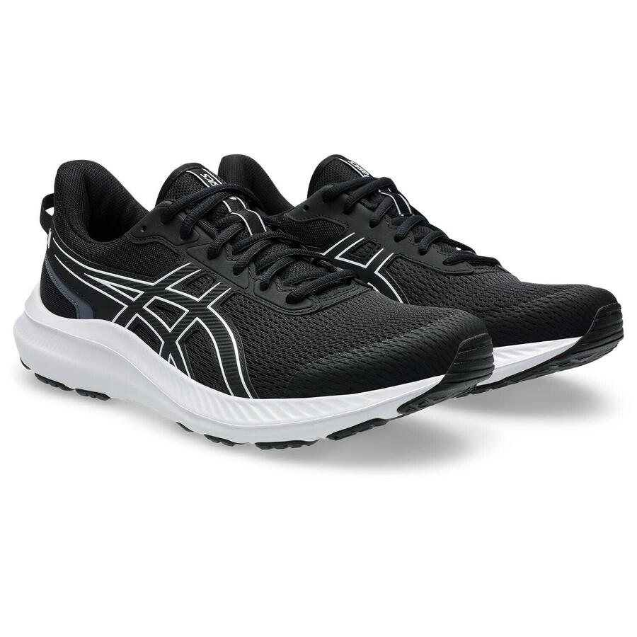 Кроссовки для бега по шоссе, мужские - ASICS Jolt 5 - чёрно-белые — фото 2