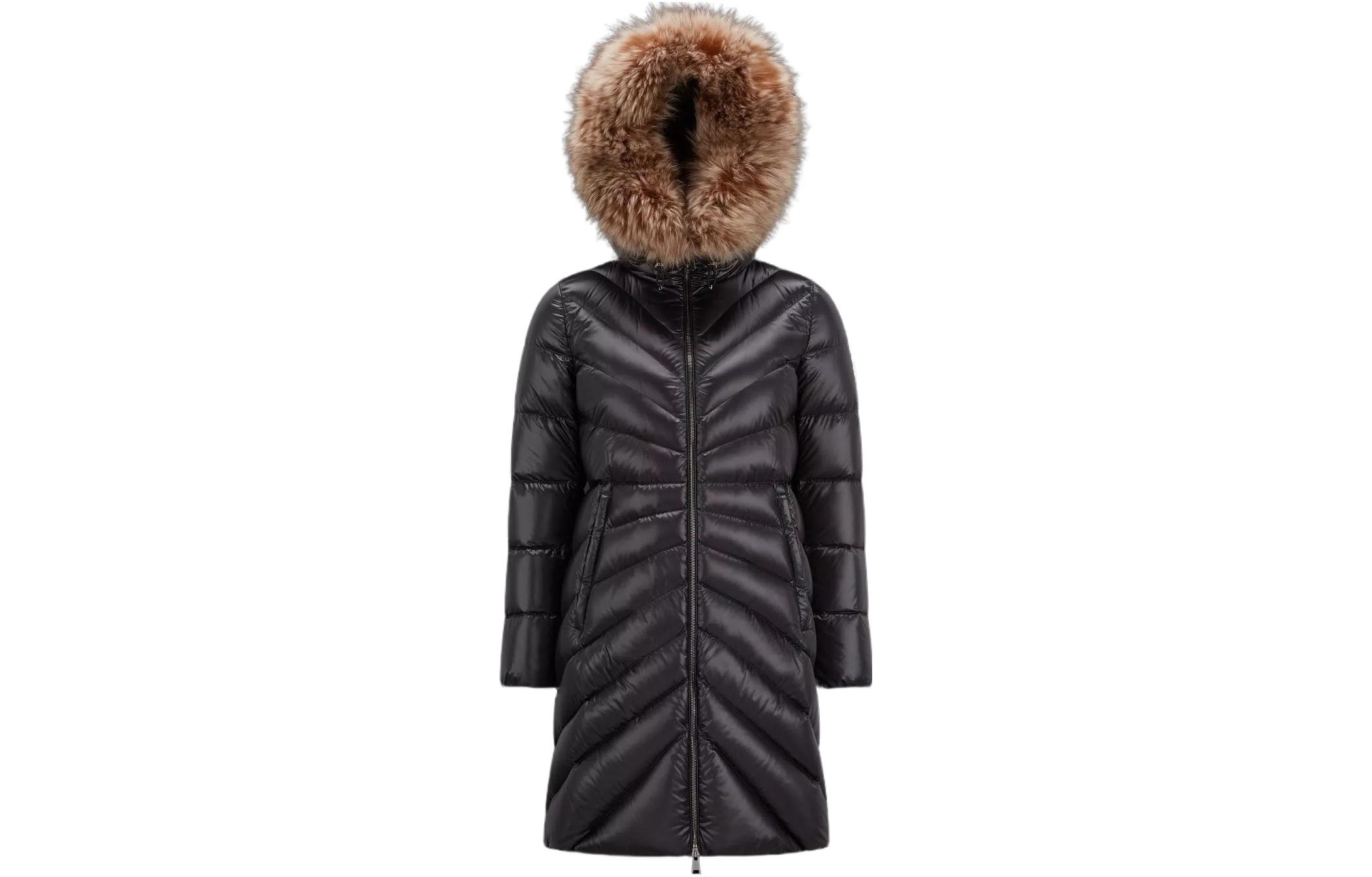 

Пуховик женский черный Moncler