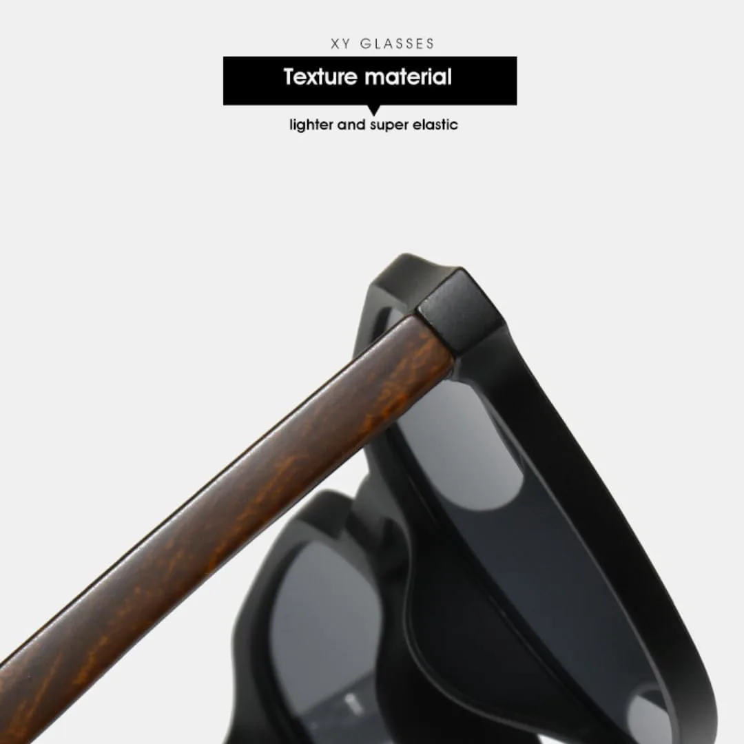 

Винтажные солнцезащитные очки Rivet с деревянной отделкой, женские и мужские, роскошные, в стиле панк, с защитой от УФ-излучения UV400 HHZZYVY, Black Black