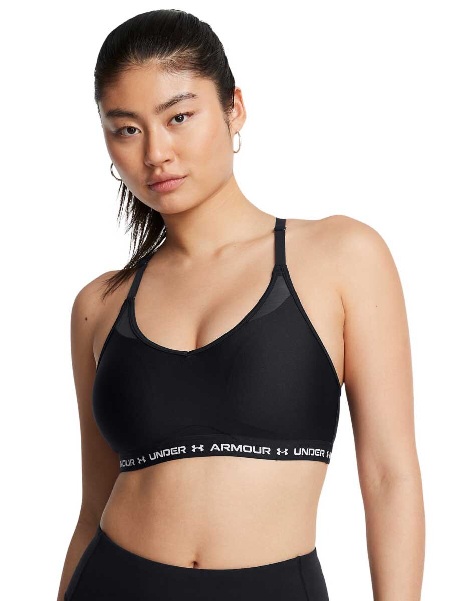 

Спортивный бюстгальтер Under Armour Crossback Low Bra, черный