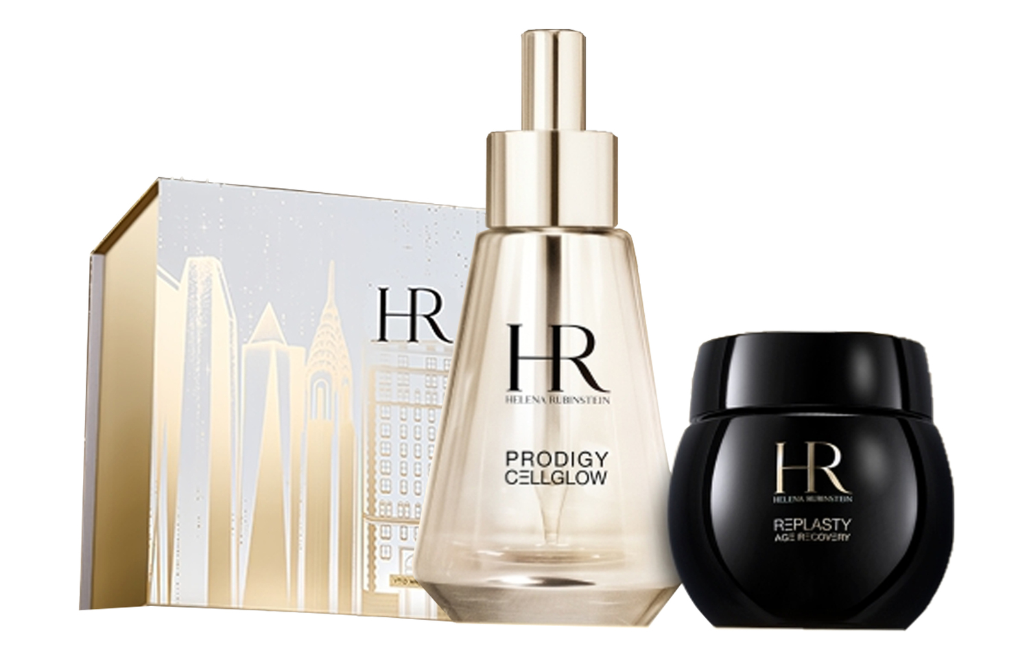 HELENA RUBINSTEIN Черный бинтовый крем-сыворотка масло набор для ухода успокаивающий подтягивающий 30мл+50мл — фото 4
