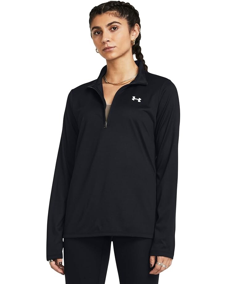 

Пуловер Under Armour Tech 1/2 Zip Solid, черный/белый