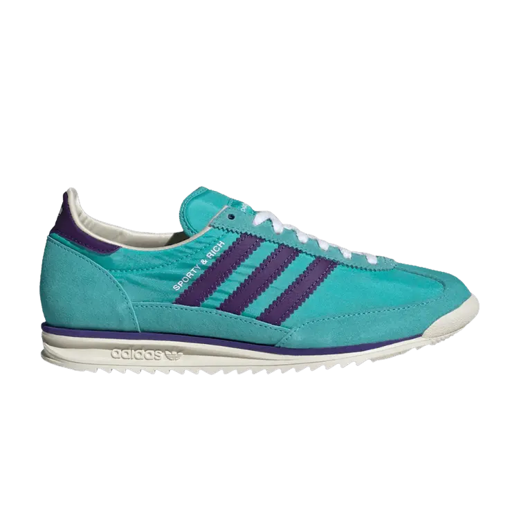 

Кроссовки adidas Sporty & Rich x Wmns SL72 OG Mint Rush, бирюзовый