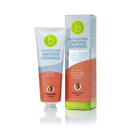 Beconfident Многофункциональная отбеливающая зубная паста с клубникой и мятой 75 мл