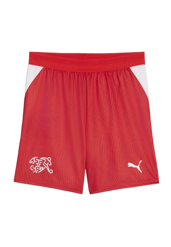 Шорты национальной сборной Швейцарии 2026 Puma, красно-белые — фото 4