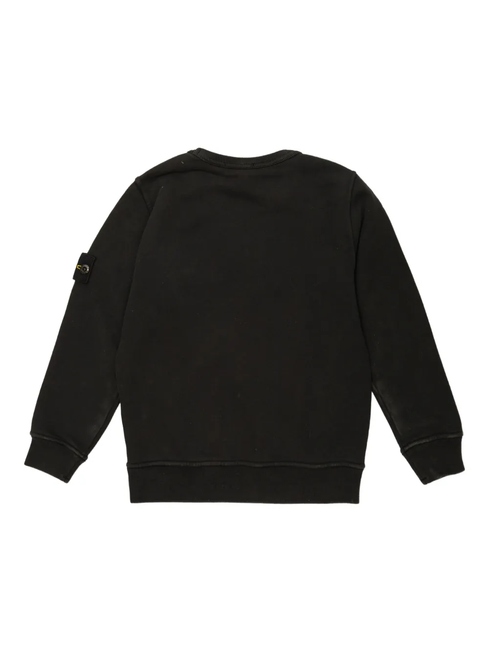 Толстовка с нагрудным карманом Stone Island Junior, черный — фото 2
