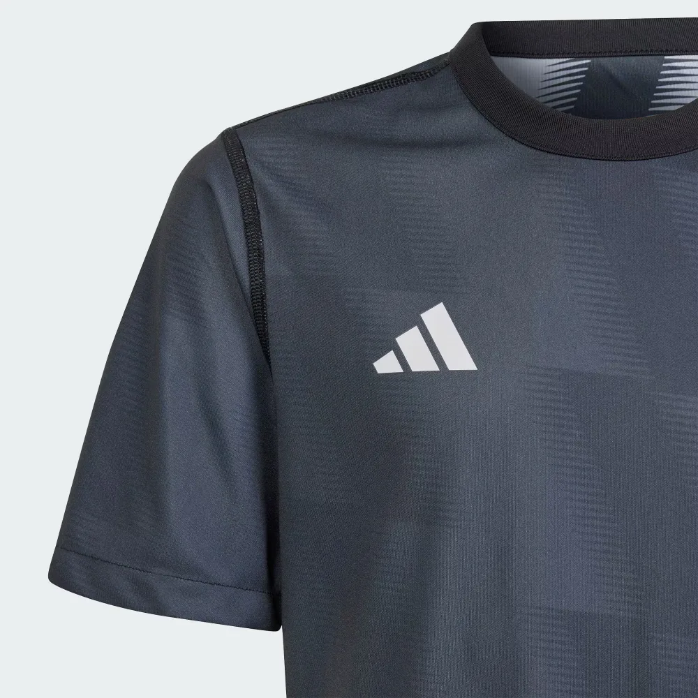Adidas Футболка China National Tennis Team Olympic Collection для детей, темно-синий/серебристо-серый — фото 3