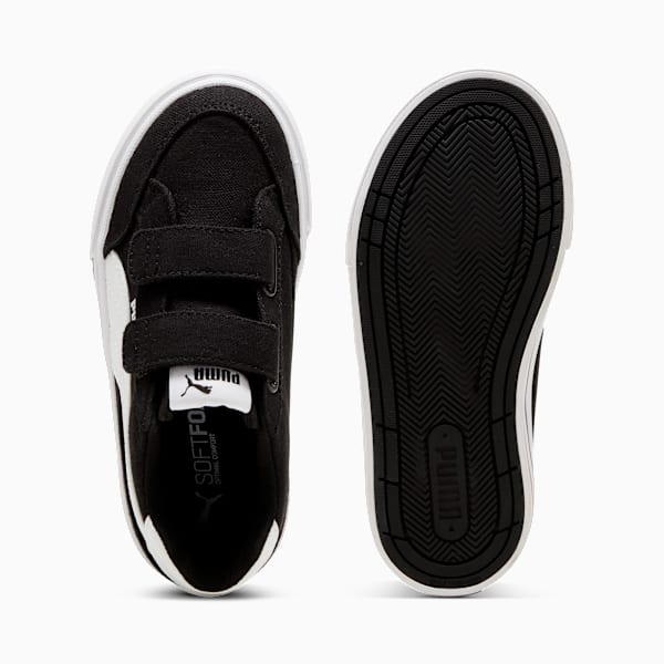 Маленькие дети не любят кроссовки Court Classic Vulcanized Formstrip Puma, черный — фото 4