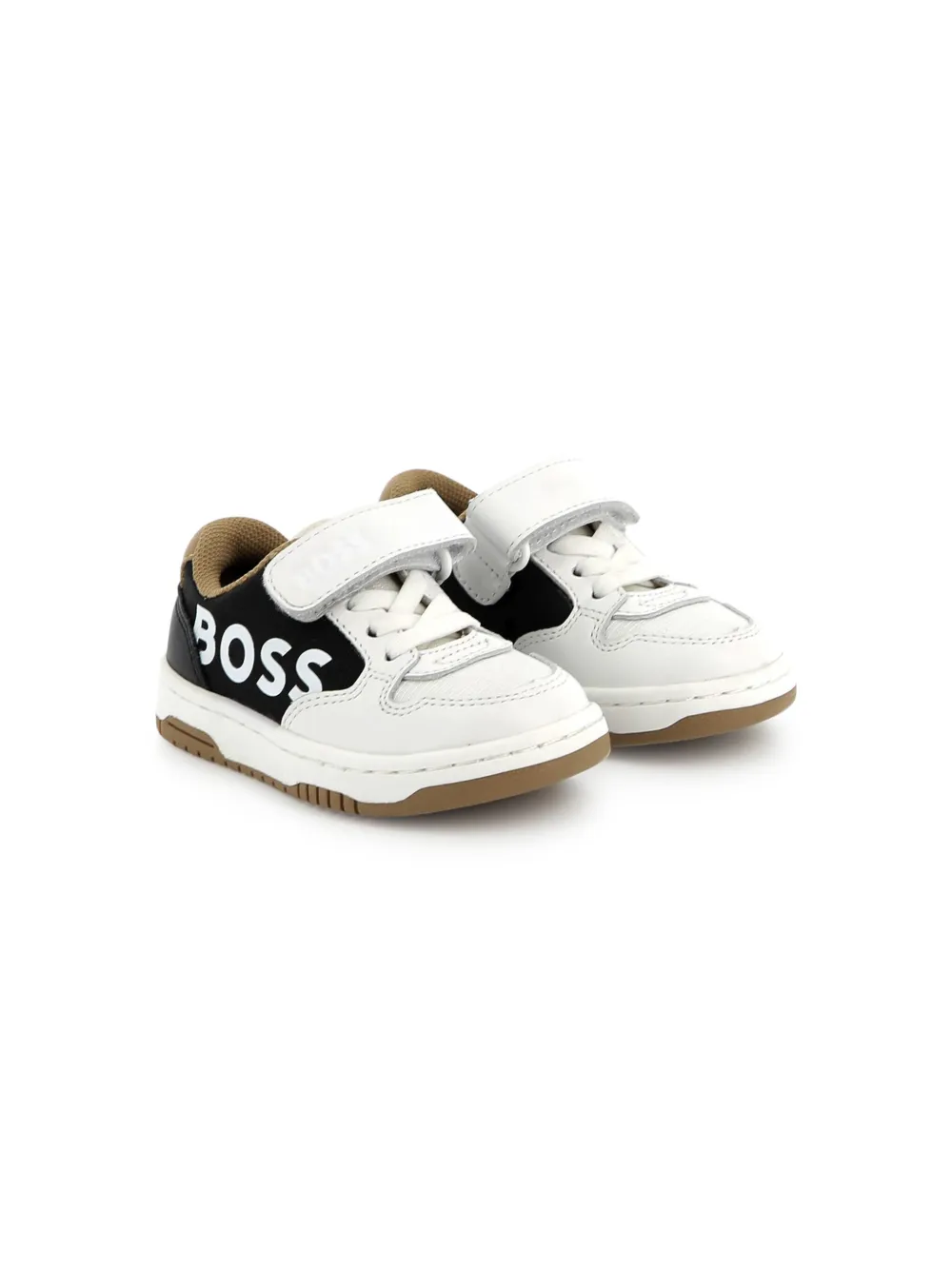 

Кроссовки в стиле колор-блок BOSS Kidswear, белый
