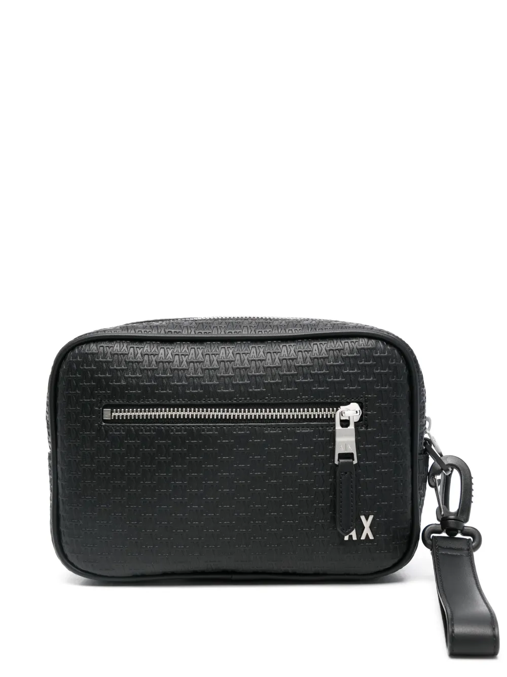 

Несессер с логотипом Armani Exchange, черный