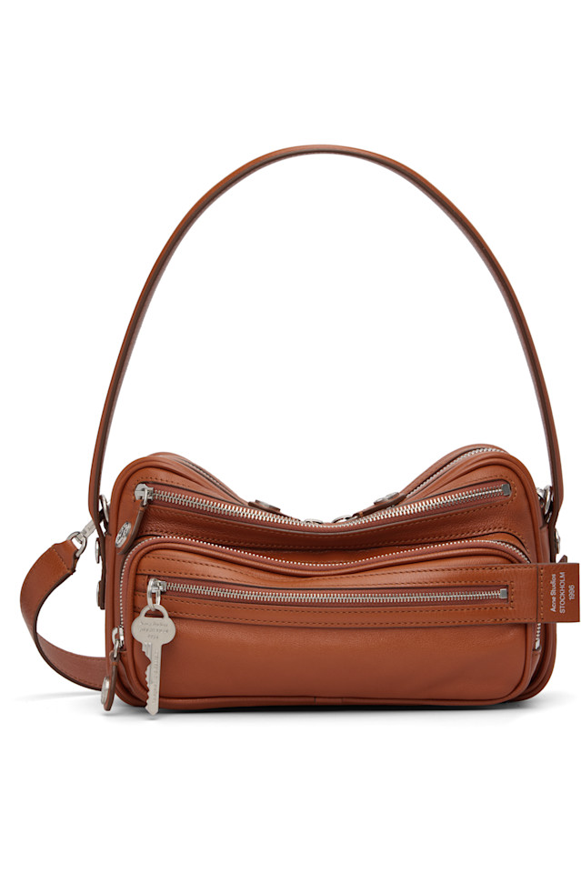 

Acne Studios Коричневая сумка через плечо Camaro Party