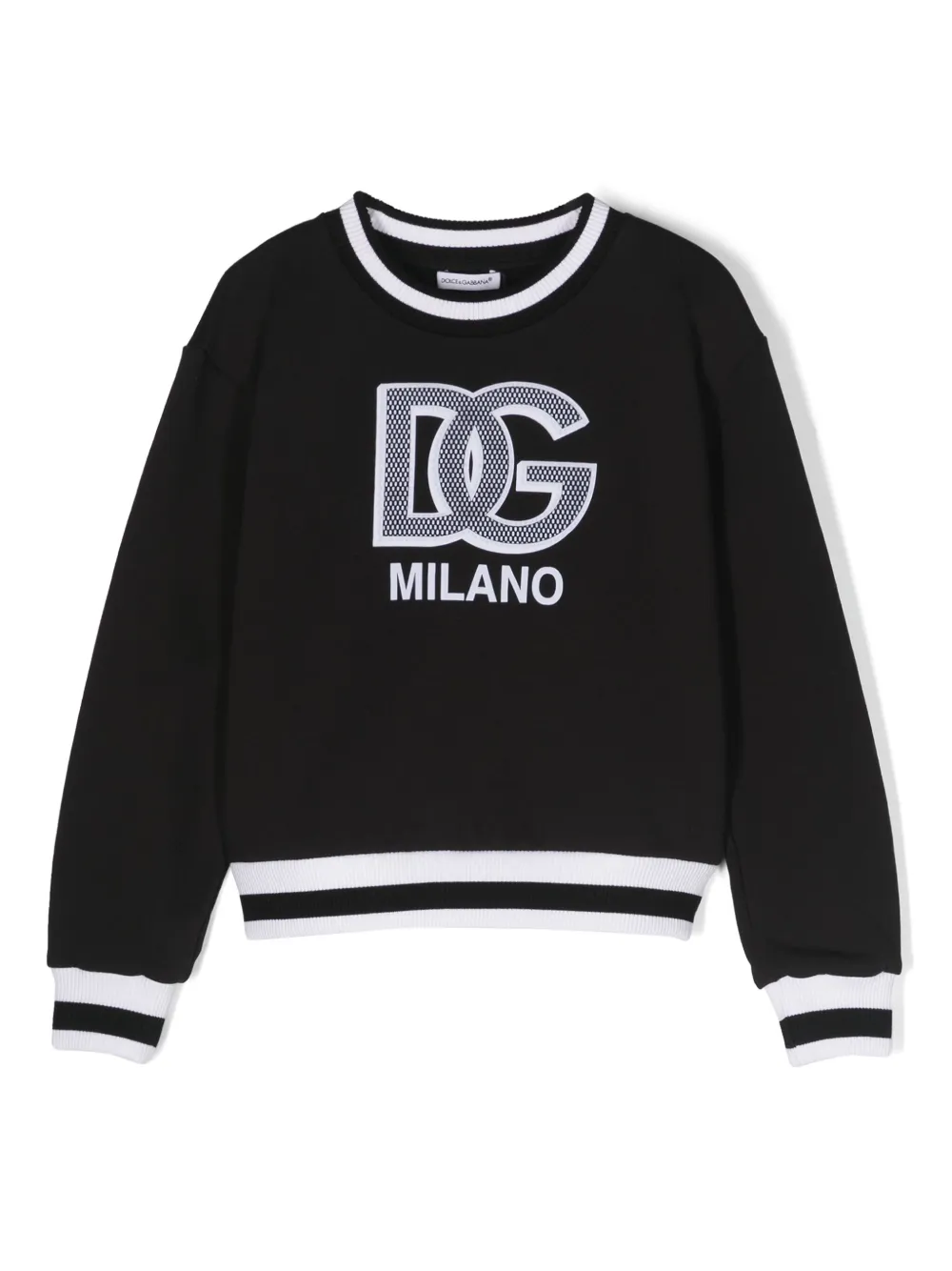 

Толстовка с нашивкой-логотипом Dolce & Gabbana Kids, черный