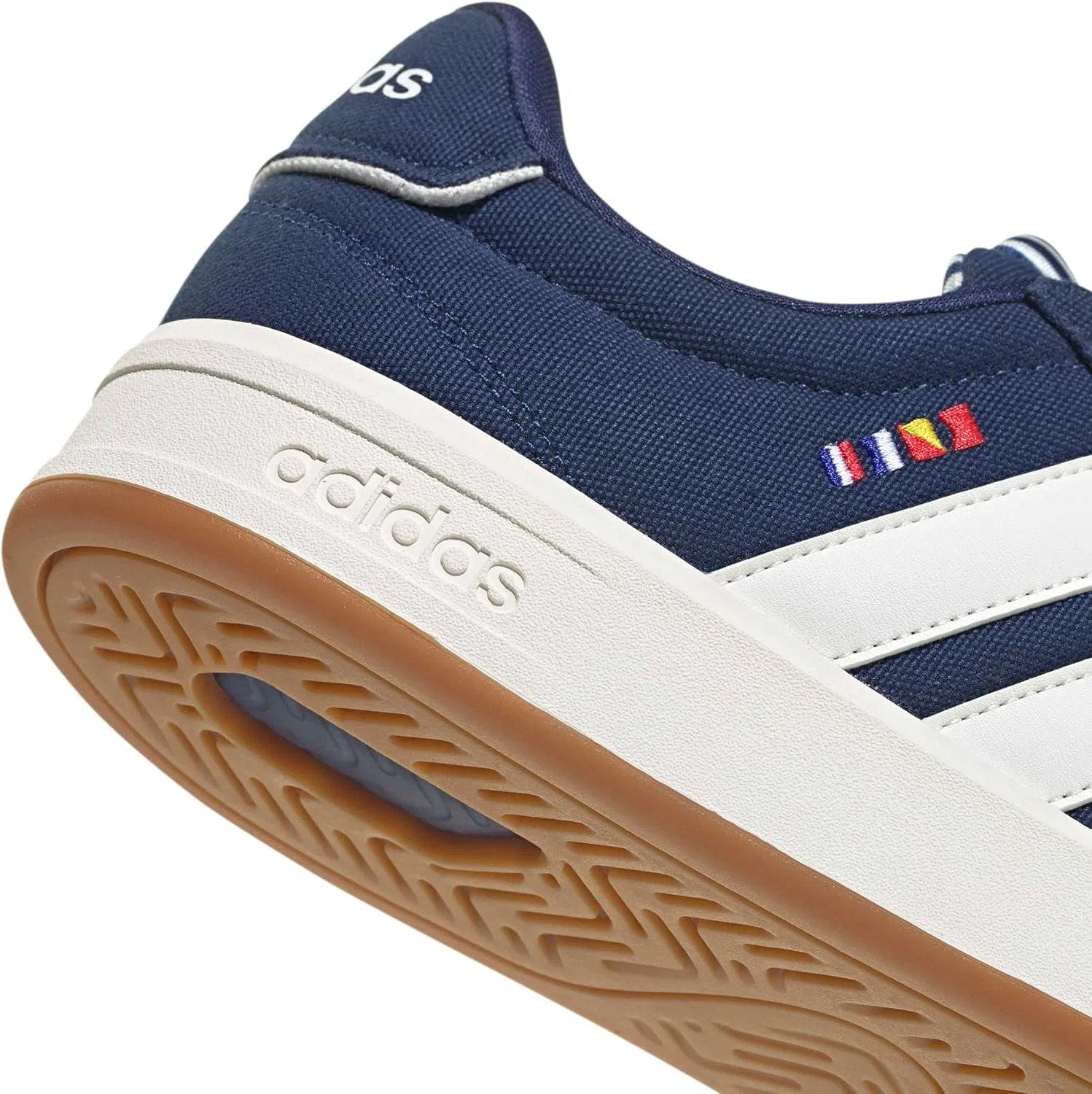 Мужские кроссовки Adidas Grand Court 3.0, Dark Blue Core White Gum10 — фото 4