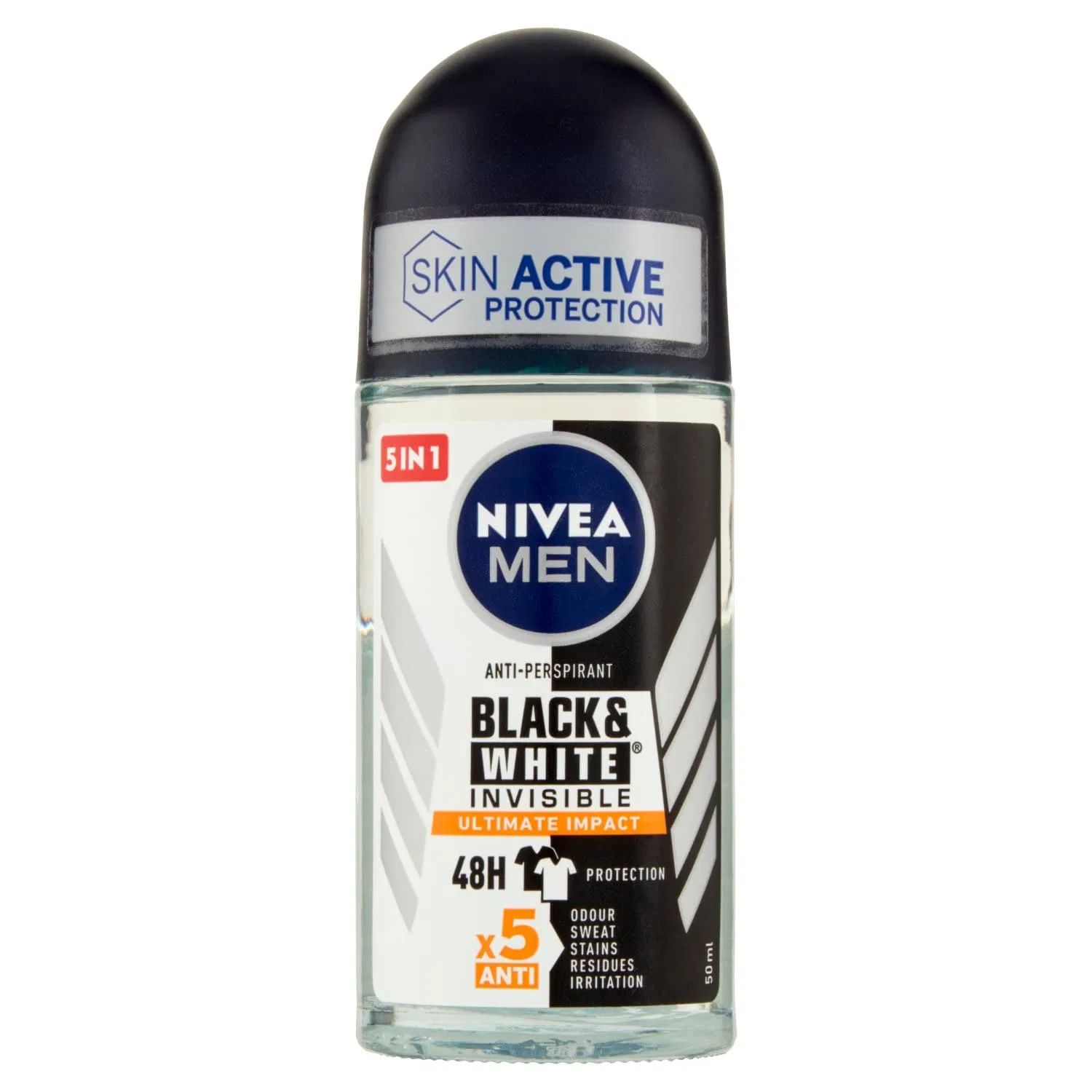 Мужской роликовый дезодорант Nivea Men Black&White Invisible Ultimate Protection, 50 мл Nivea Men
