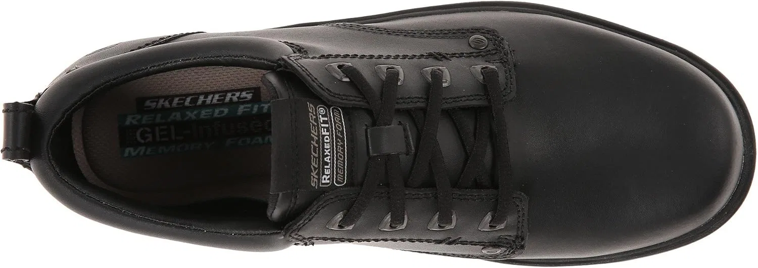 Туфли Skechers Herren Segment Rilar Oxford mit glatter Zehenpartie, Brown — фото 3
