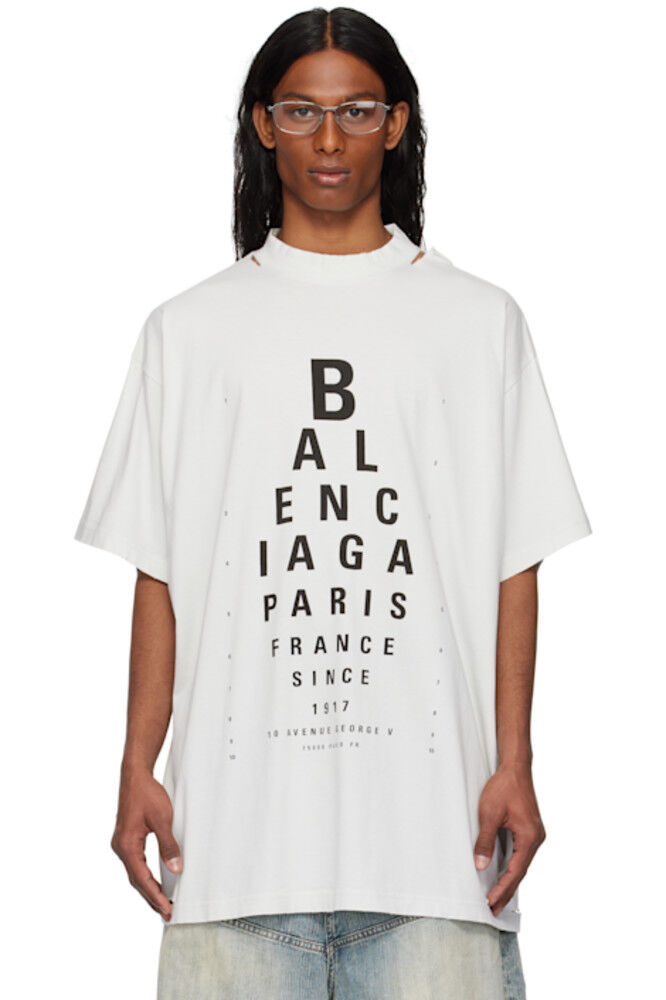 

Футболка Off-White Optical Oversize Balenciaga
