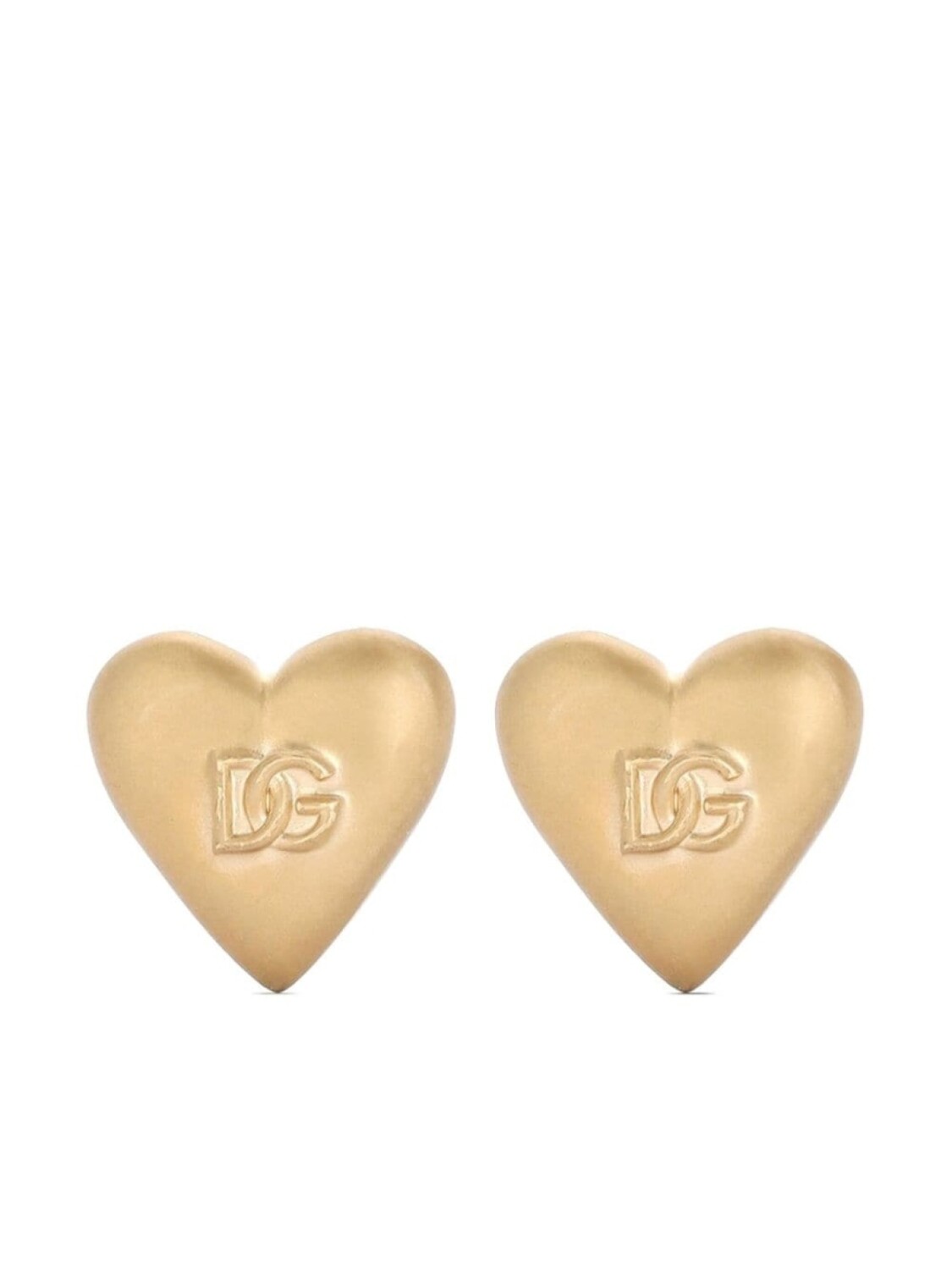 

Серьги-клипсы в форме сердца Dolce & Gabbana, золотой