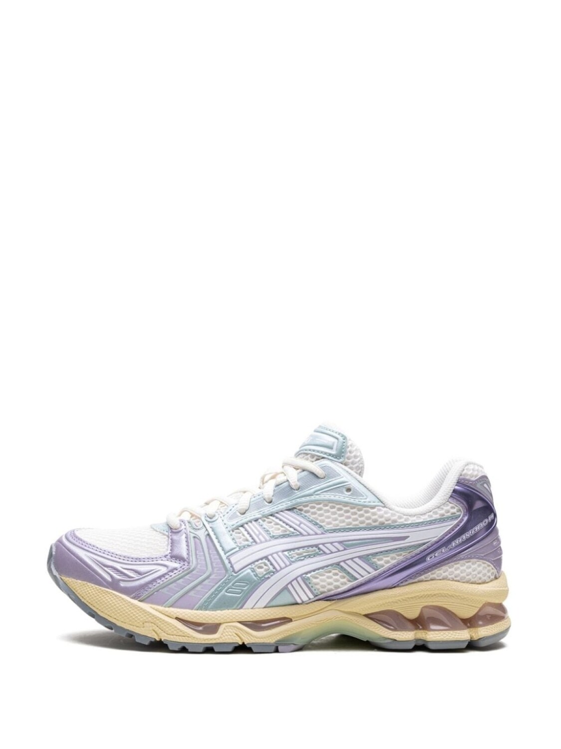 Кроссовки ASICS GEL-KAYANO 14 "Cream/Dusk Violet", серый — фото 3