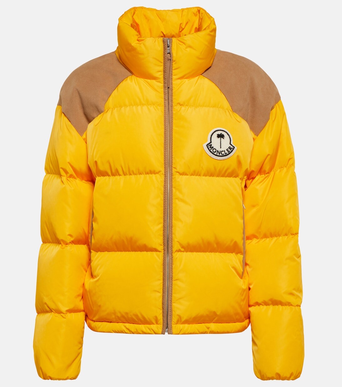 

Пуховик 8 moncler palm angels келси Moncler Genius, желтый