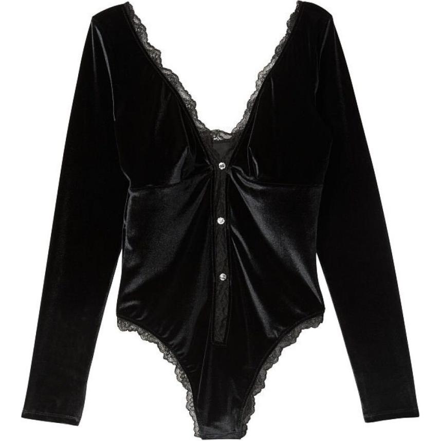 

Очень сексуальный домашний комбинезон Women's Victoria's Secret, черный