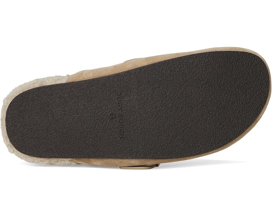 Туфли на плоской подошве Tory Burch Mellow Shearling Mule, цвет Noisette/Taupe — фото 3