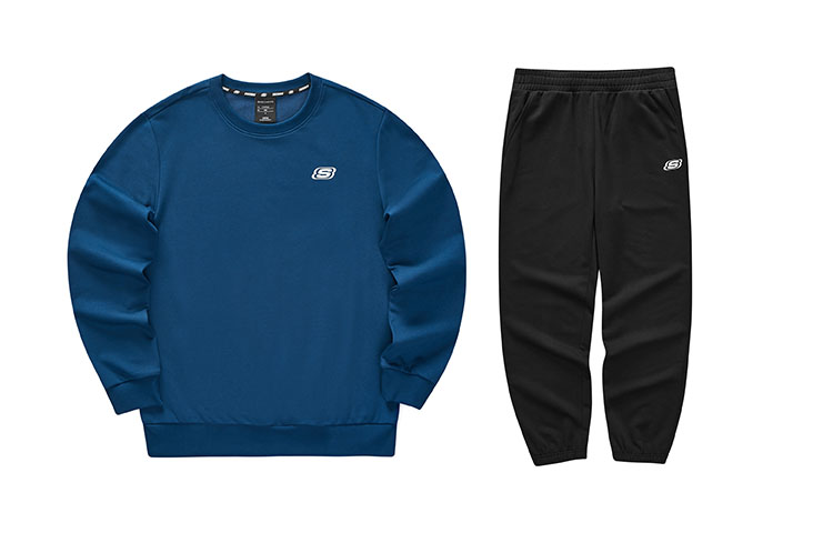 

Яркий S COLOR Повседневный спортивный костюм мужской Poseidon Blue Skechers