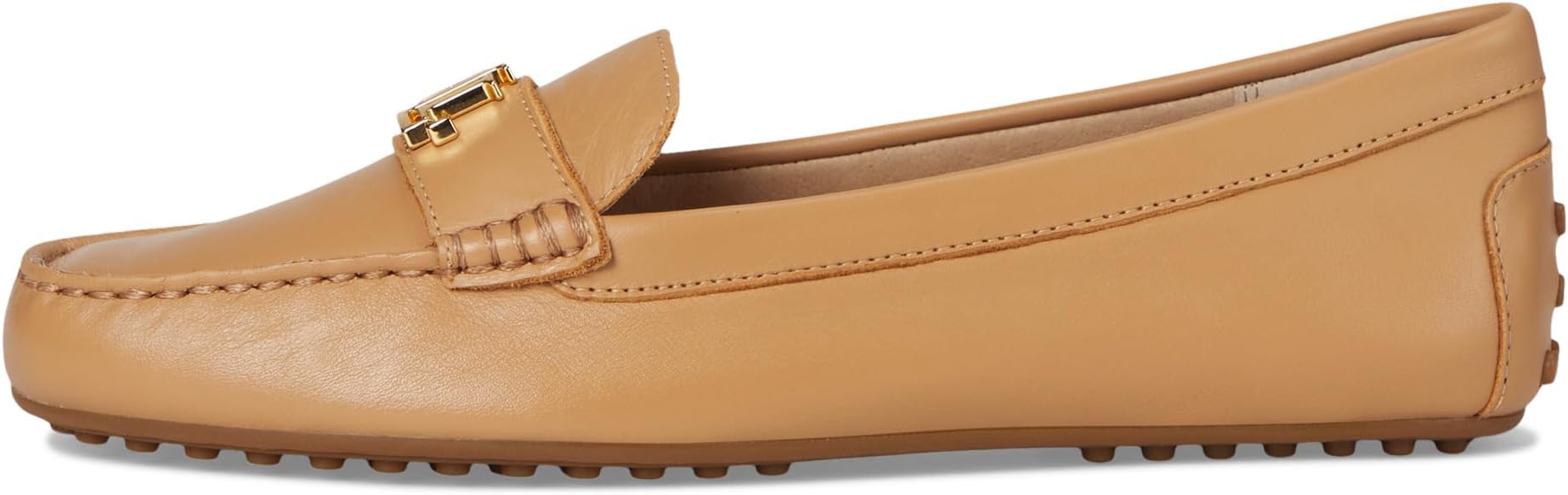 Лоферы Lauren Ralph Lauren Barnsbury Nappa Leather Driver, Buff — фото 4