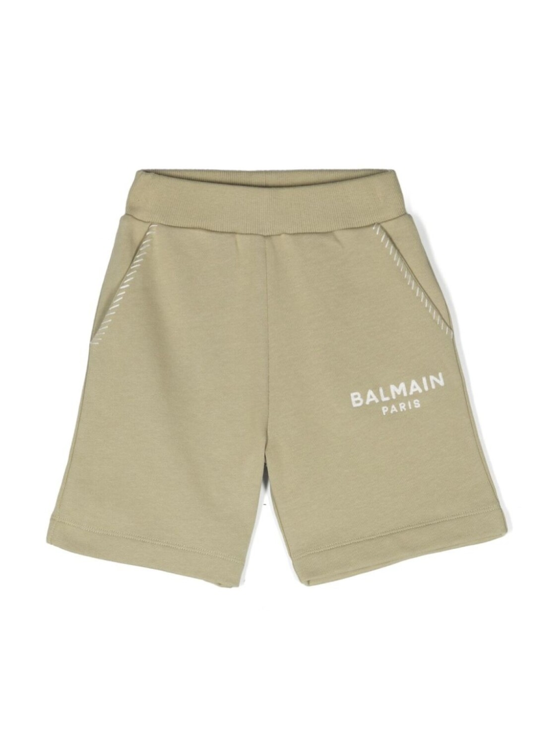 

Balmain Kids шорты с вышитым логотипом, зеленый
