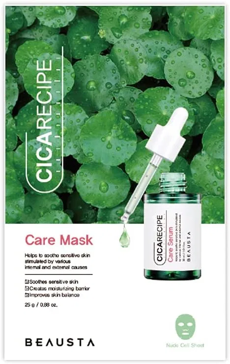 Маска для лица Beausta Cica Care Sheet, 1 шт., 25 г