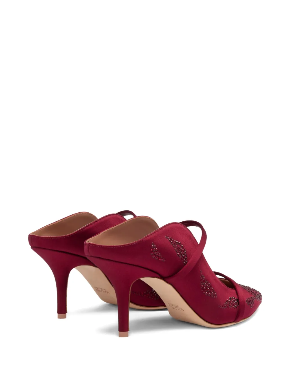 Декорированные мюли Maureen 70 Malone Souliers, красный — фото 3