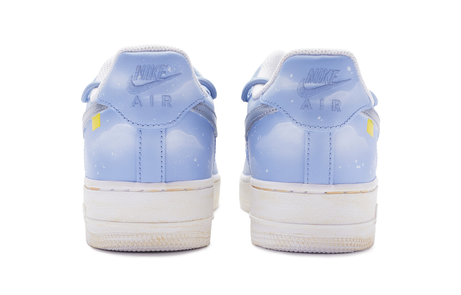 

Кроссовки для скейтбординга Air Force 1 женские, низкие, серебристые Nike