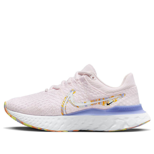 

Кроссовки react infinity run flyknit 3 премиум Nike, розовый