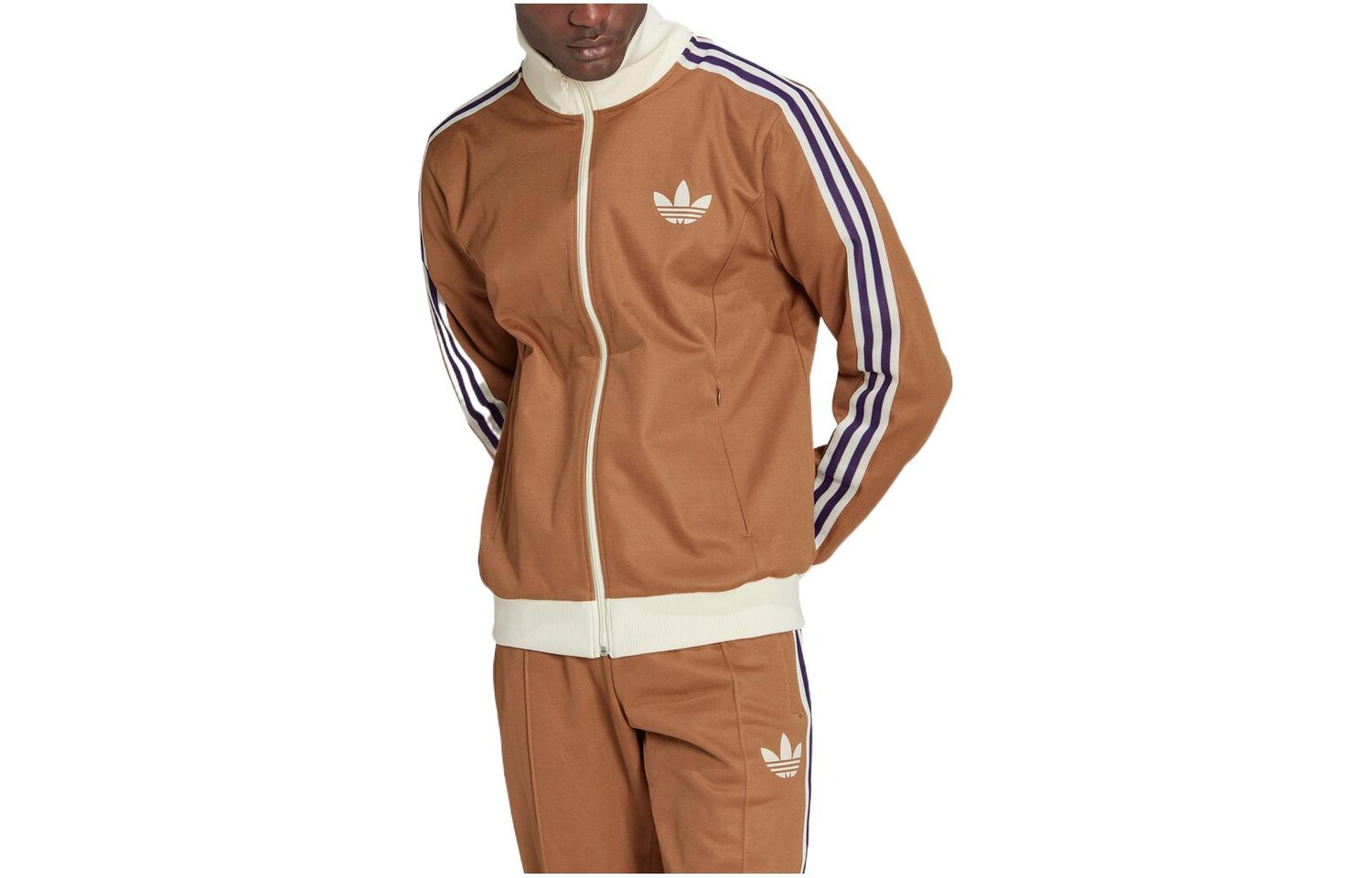 Мужская куртка adidas originals, Коричневый — фото 3