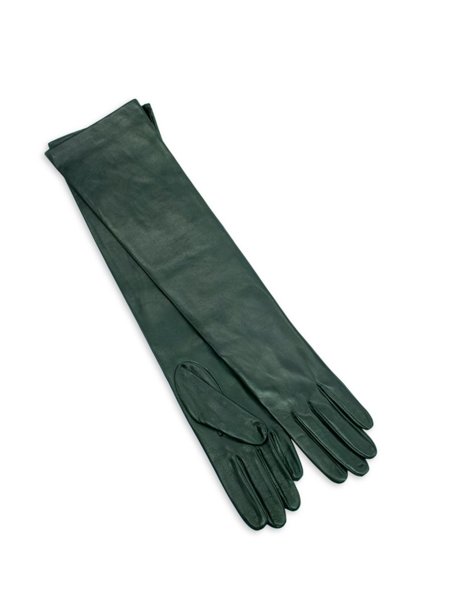 

Кожаные вечерние перчатки Portolano, цвет Dark Pine