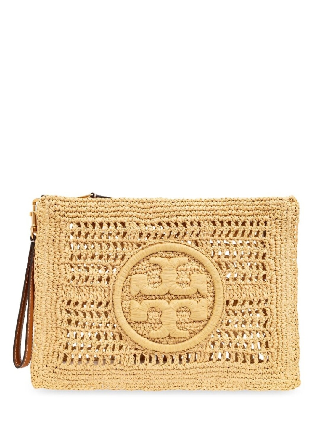 

Клатч Ella в технике кроше Tory Burch, нейтральный цвет