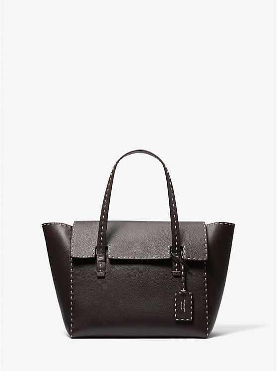 

Сумка-Портфель Sophia из шагреневой кожи, сшитая вручную Michael Kors, коричневый