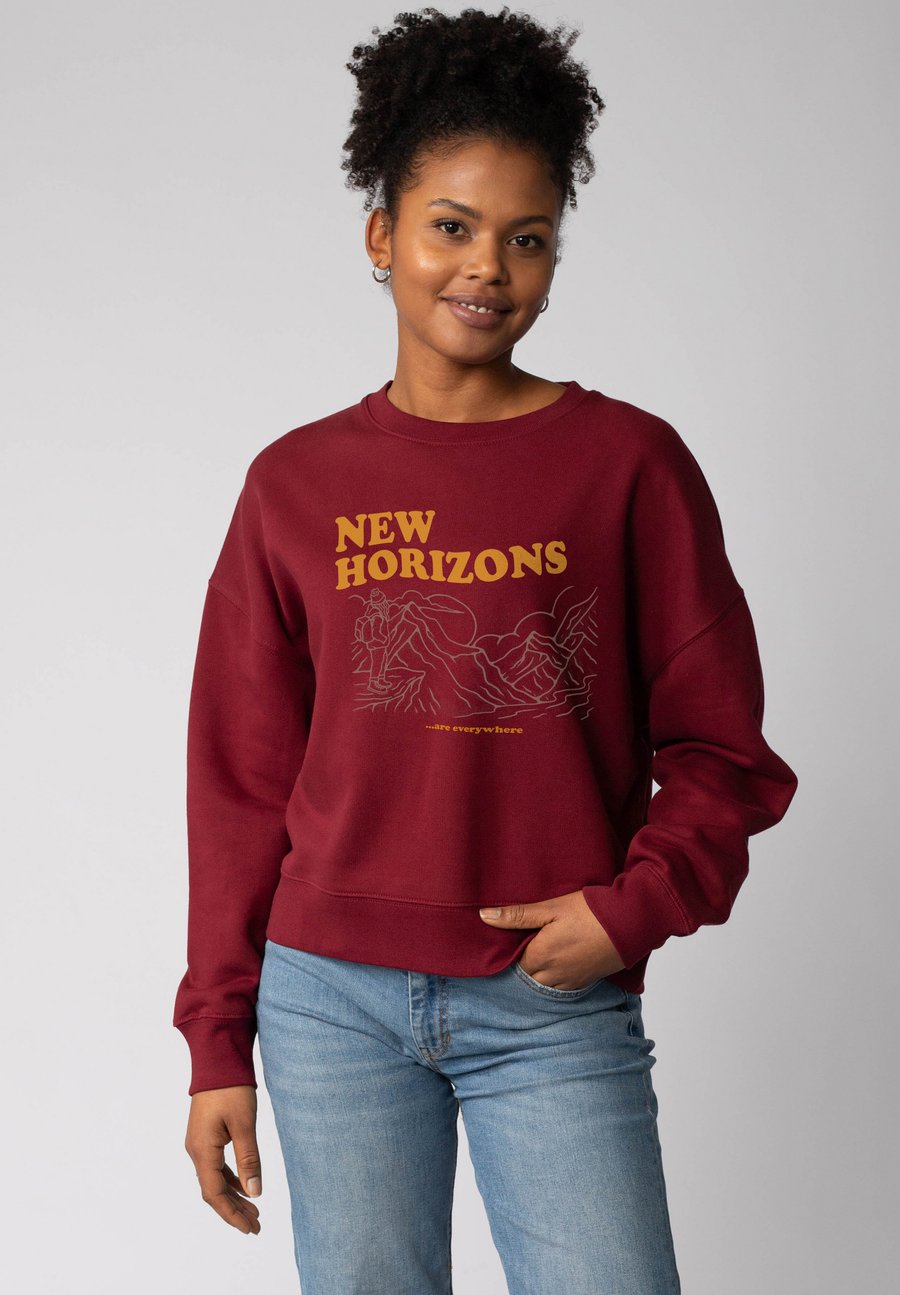 

Толстовка watapparel NEW HORIZONS ARE EVERYWHERE, Burgundy/Dark Red