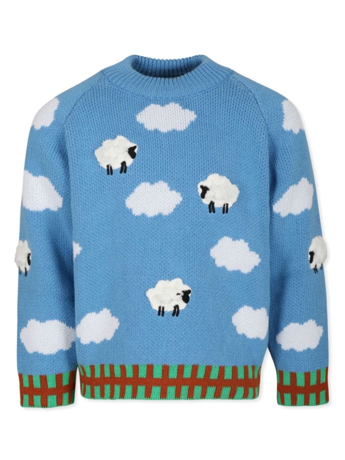 

Stella McCartney Kids джемпер из смеси органического хлопка и шерсти, синий