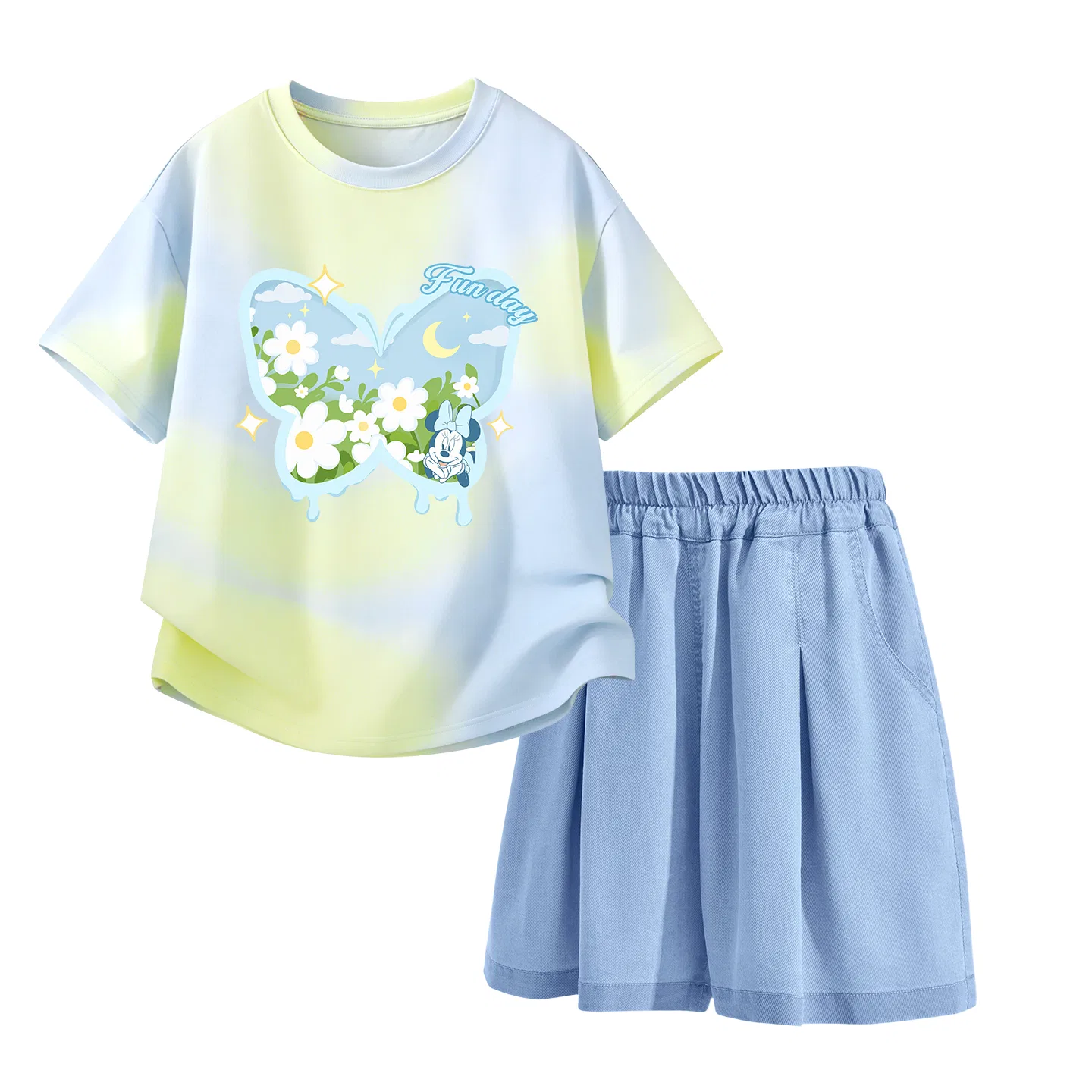 Детский спортивный костюм Disney Kids Casual Sportswear Crew Neck Thin Stretch, разноцветный