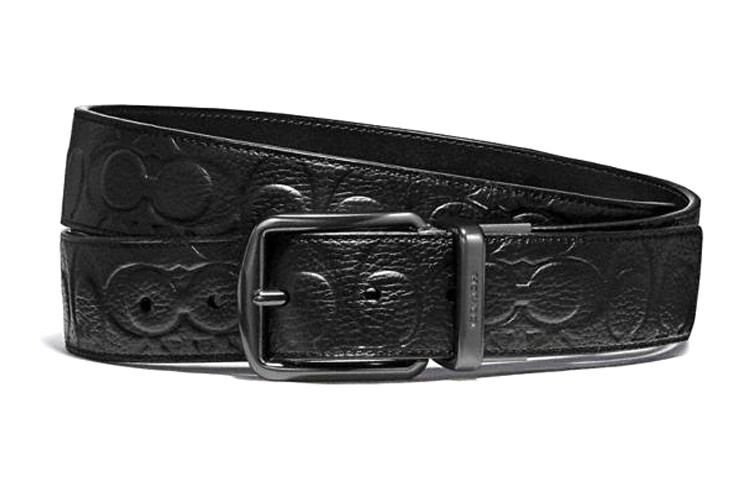 

Мужской кожаный ремень COACH, Black