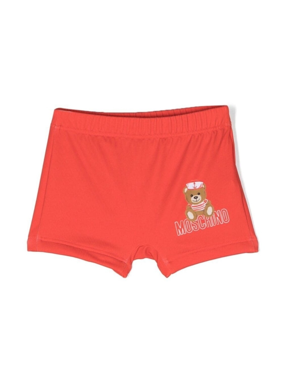 

Moschino Kids плавки-шорты с логотипом, красный