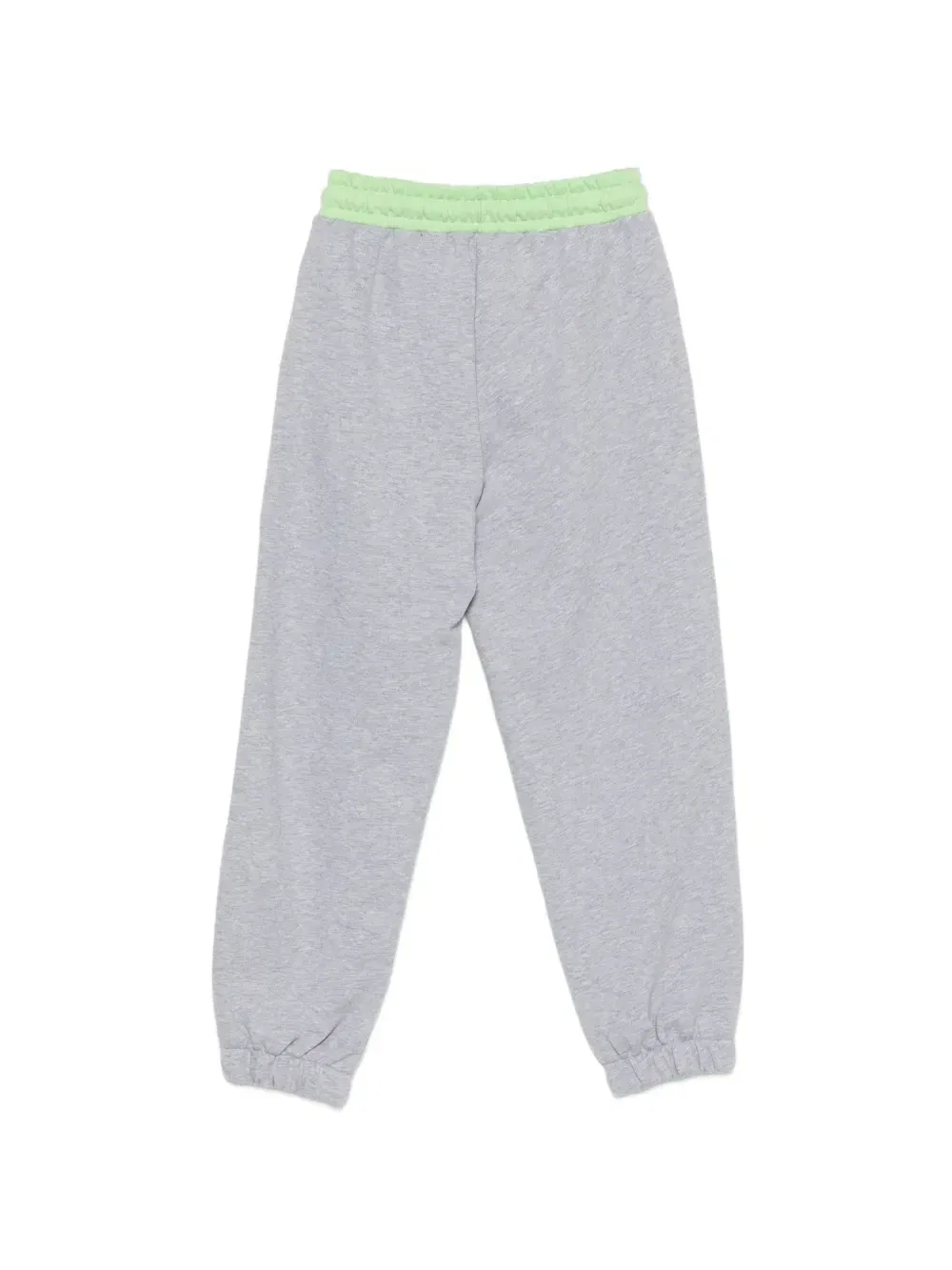Спортивные брюки с кулиской и логотипом Msgm Kids, серый — фото 2