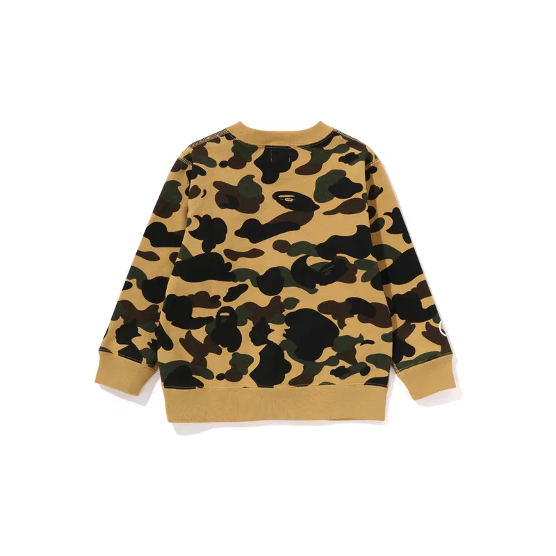 Детский свитшот A Bathing Ape зеленый — фото 4