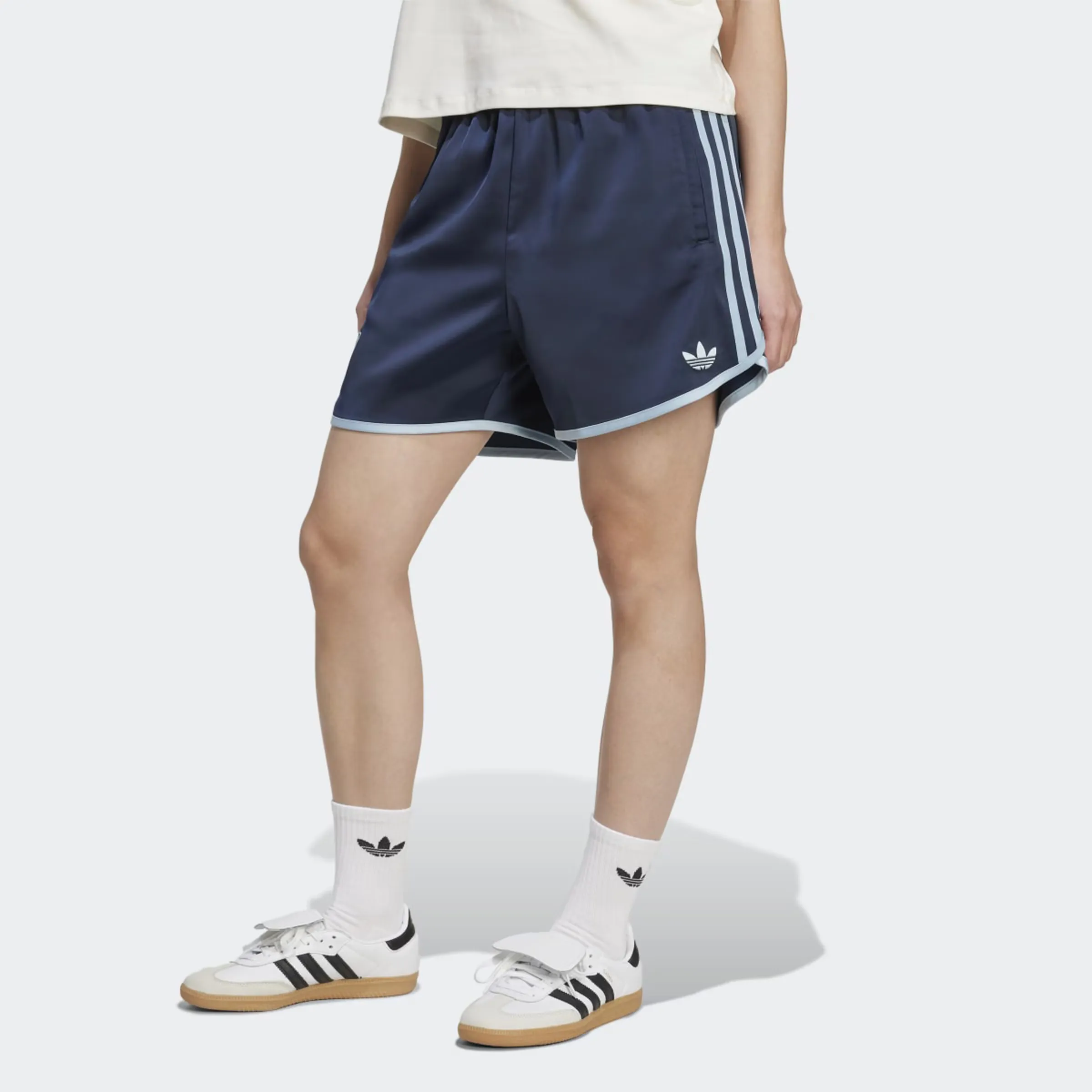 

Женские шорты España FEF 2025 adidas, темно-синий